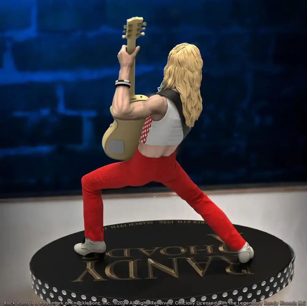 Randy Rhoads IV Rock Iconz Statue The Early Years Red Version 24 cm - Smalltinytoystore