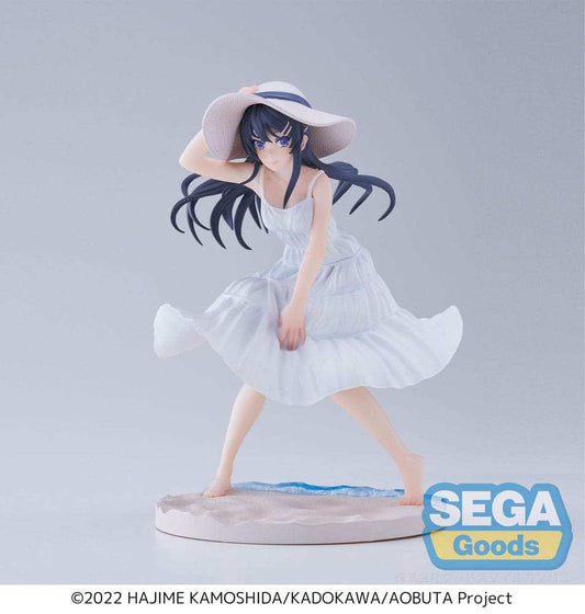 Rascal Does Not Dream of a Bunny Girl Senpai Luminasta PVC Statue Mai Sakurajima Summer Dress 17 cm - Smalltinytoystore