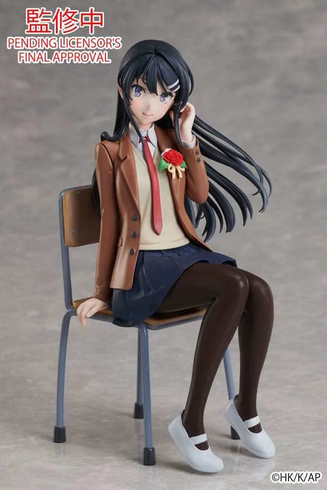 Rascal Does Not Dream of a Knapsack Kid Statue Mai Sakurajima Graduation Ver. 15 cm - Smalltinytoystore