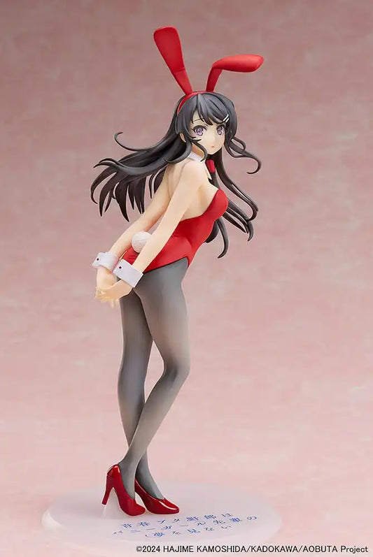 Rascal Does Not Dream of Bunny Girl Senpai Statue 1/7 Mai Sakurajima Red Bunny Girl Ver. 27 cm - Smalltinytoystore