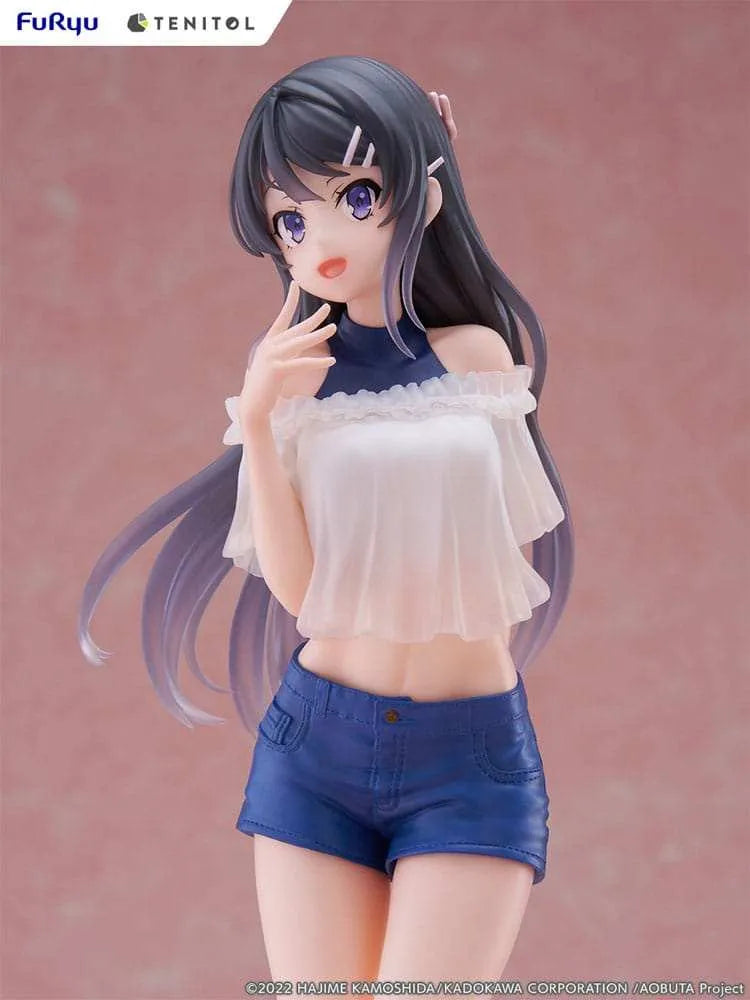 Rascal Does Not Dream of Bunny Girl Senpai Tenitol PVC Statue Mai Sakurajima 31 cm - Smalltinytoystore