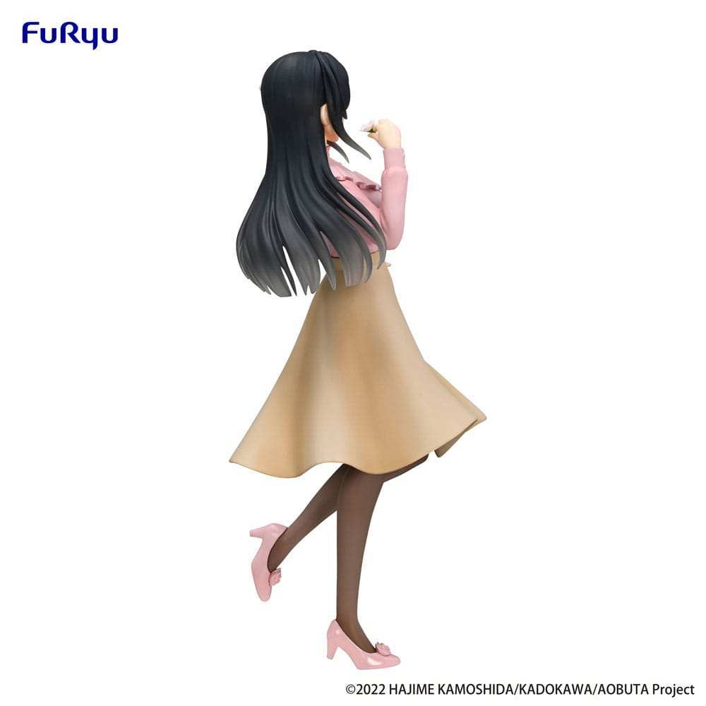 Rascal Does Not Dream of Bunny Girl Senpai Trio-Try-iT PVC Statue Mai Sakurajima Spring Outfit Ver. 21 cm - Smalltinytoystore