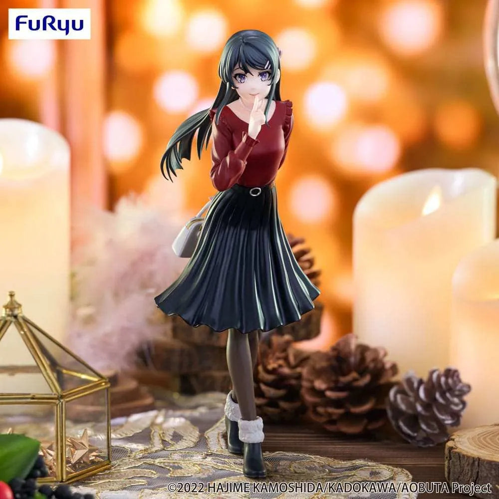 Rascal Does Not Dream of Bunny Girl Senpai Trio-Try-iT PVC Statue Mai Sakurajima Winter Outfit Ver. 21 cm - Smalltinytoystore