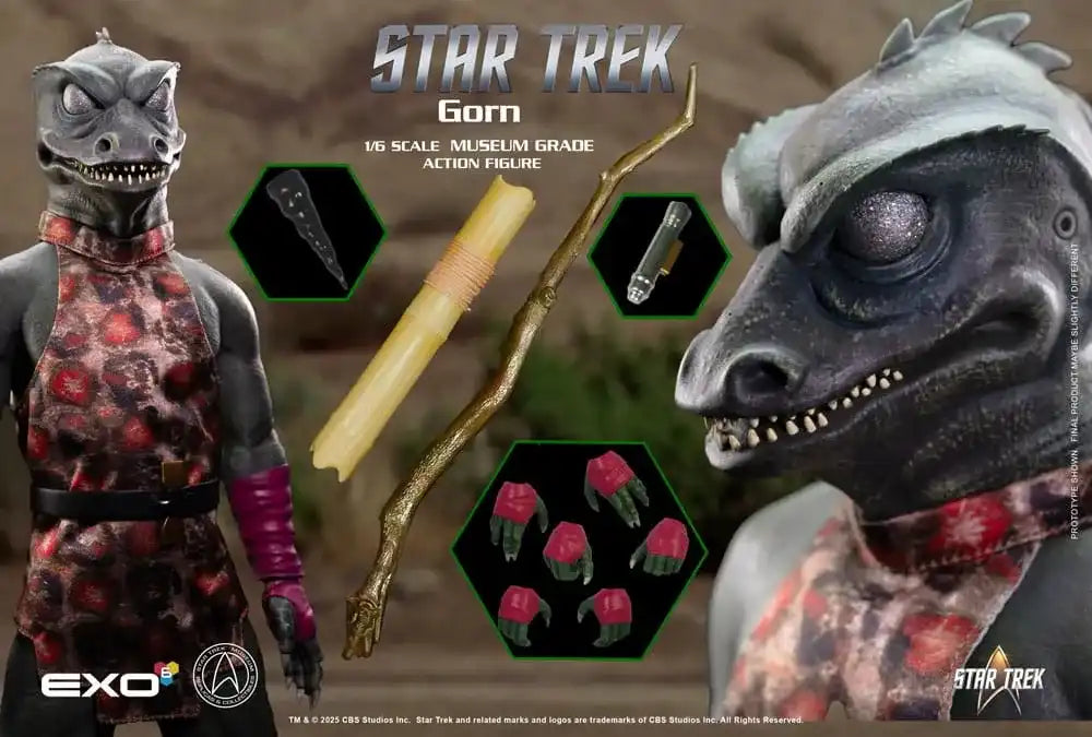 Raumschiff Enterprise Actionfigur 1/6 Gorn 31 cm - Smalltinytoystore