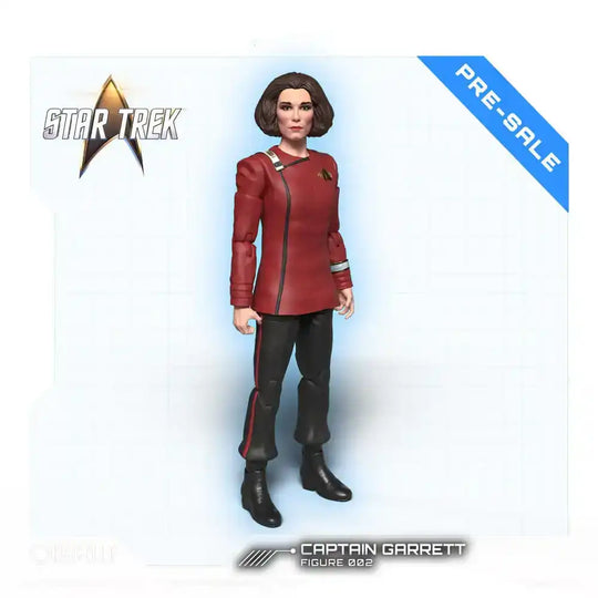Raumschiff Enterprise - Das nächste Jahrhundert Actionfigur 1/12 Captain Garrett 16 cm - Smalltinytoystore