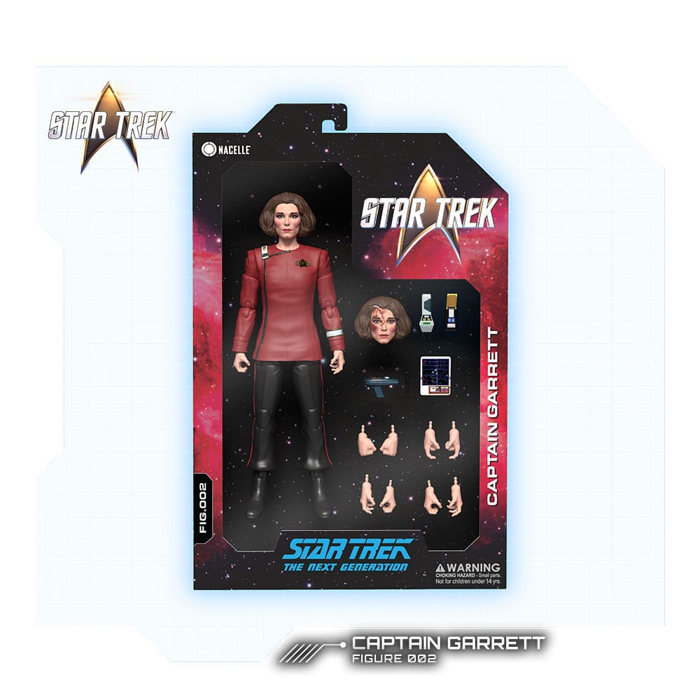 Raumschiff Enterprise - Das nächste Jahrhundert Actionfigur 1/12 Captain Garrett 16 cm - Smalltinytoystore