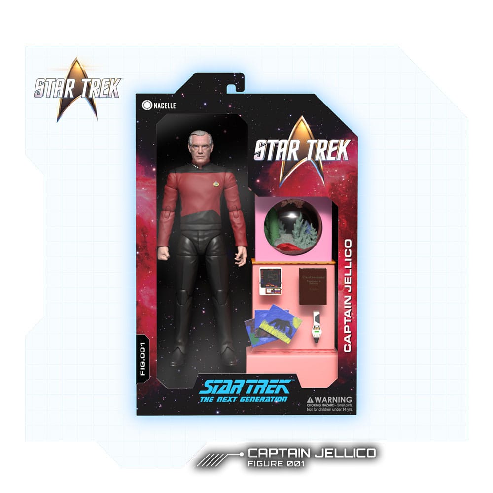Raumschiff Enterprise - Das nächste Jahrhundert Actionfigur 1/12 Captain Jellico 16 cm - Smalltinytoystore