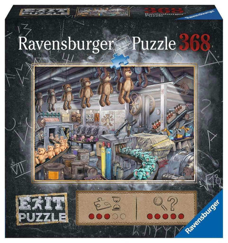 Ravensburger EXIT Puzzle In der Spielzeugfabrik (368 Teile) - Smalltinytoystore