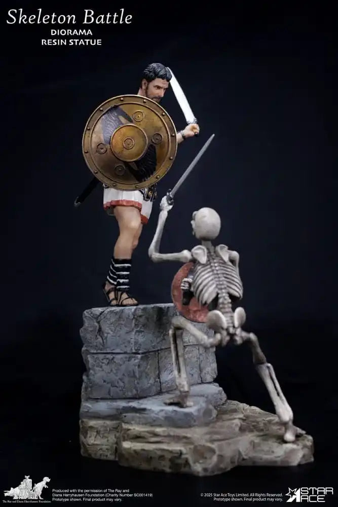 Ray Harryhausen Diorama 1/8 Skeleton Battle Scene 30 cm