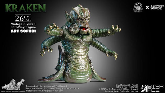 Ray Harryhausens Soft Vinyl Statue The Kraken Vintage Style 25 cm - Smalltinytoystore