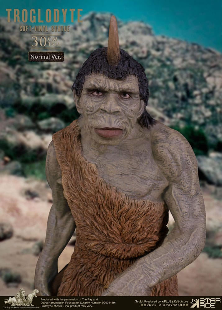 Ray Harryhausens Soft Vinyl Statue Troglodyte Normal Version 30 cm - Smalltinytoystore