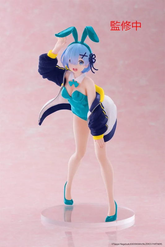 Re:Zero Starting Life in Another World Coreful PVC Statue Rem (Jacket Bunny Ver.) Renewal 18 cm - Smalltinytoystore