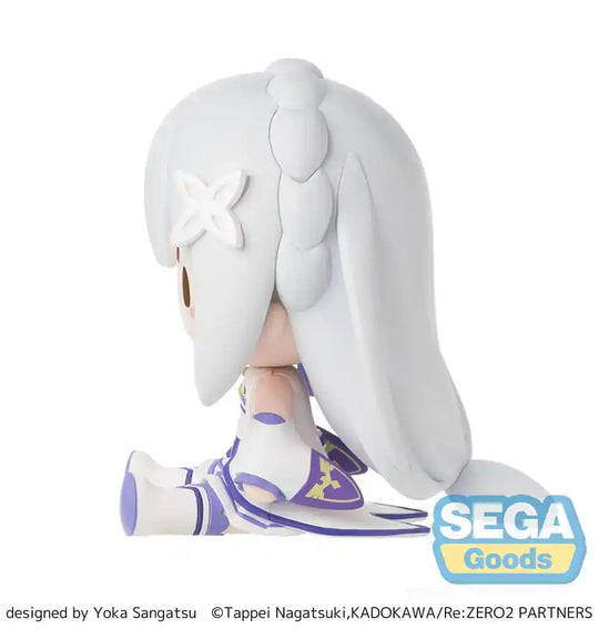 Re:Zero Starting Life in Another World Fuwa Petit Chibi Figur Emilia 8 cm - Smalltinytoystore