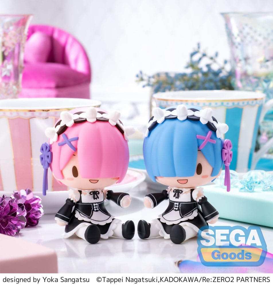 Re:Zero Starting Life in Another World Fuwa Petit Chibi Figur Rem 8 cm - Smalltinytoystore