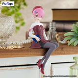 Re:Zero Starting Life in Another World Noodle Stopper PVC Statue Ram Book Girl Ver. 14 cm - Smalltinytoystore