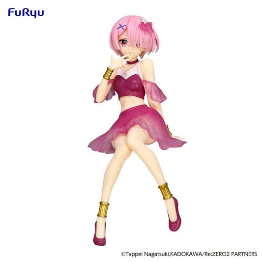 Re:Zero Starting Life in Another World Noodle Stopper PVC Statue Ram Twinkle Party Another Color Ver. 14 cm - Smalltinytoystore