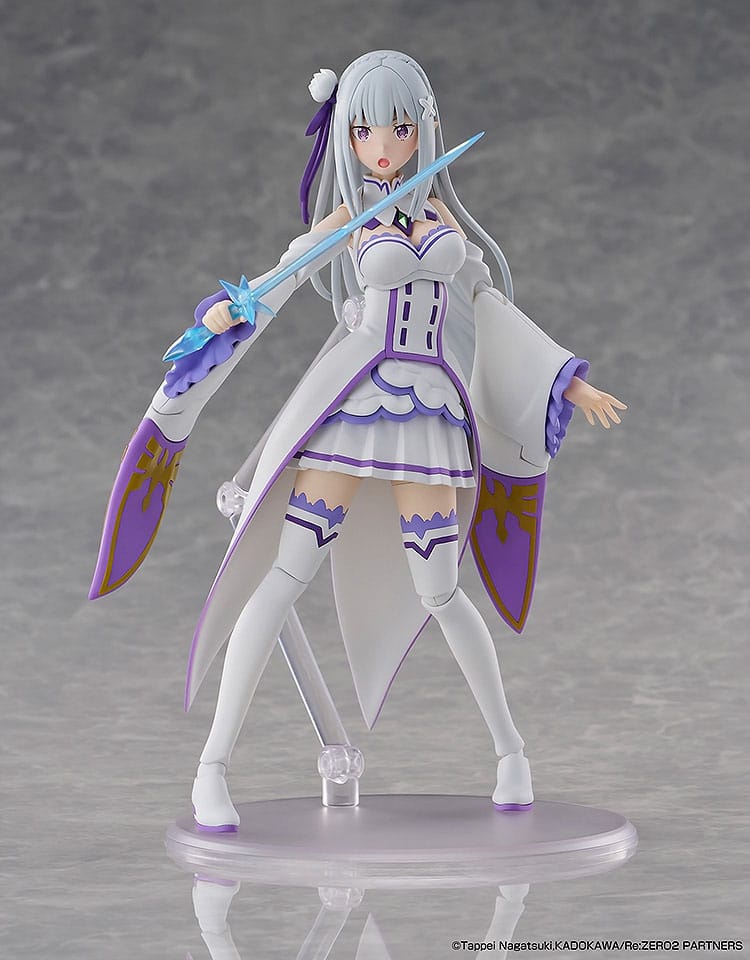 Re:Zero Starting Life in Another World Plastic Model Kit Emilia 16 cm - Smalltinytoystore