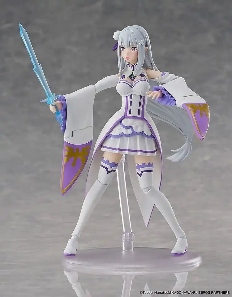 Re:Zero Starting Life in Another World Plastic Model Kit Emilia 16 cm - Smalltinytoystore