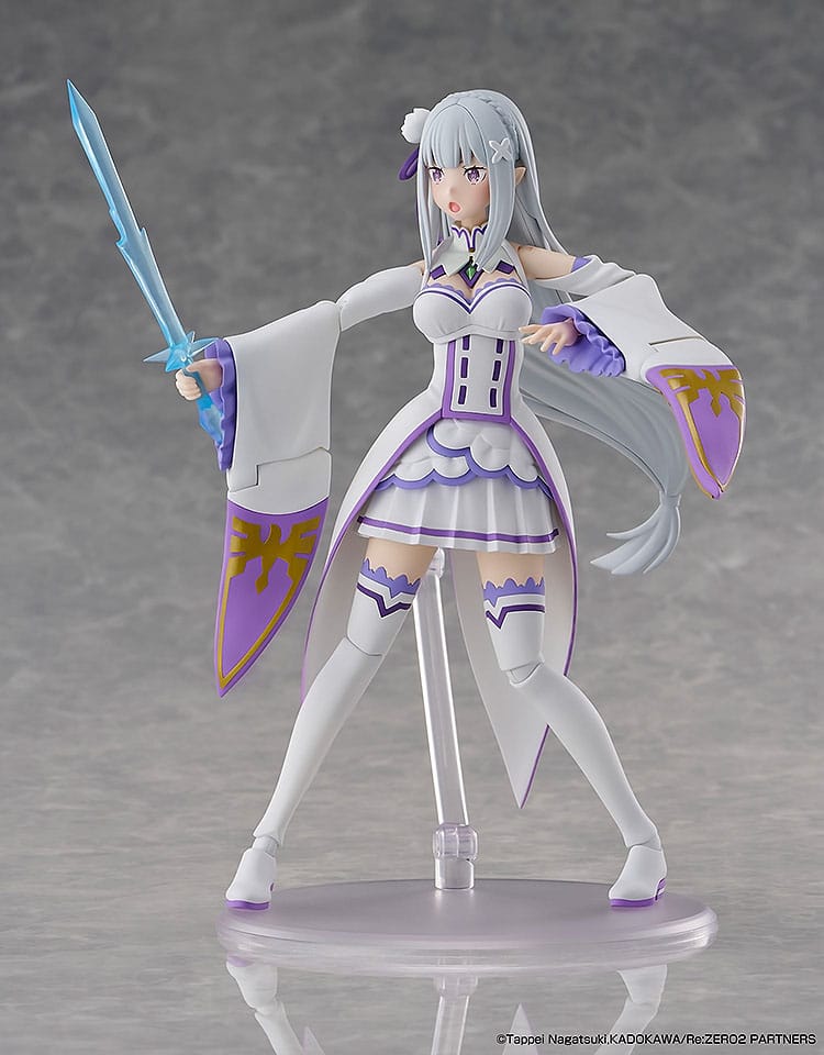 Re:Zero Starting Life in Another World Plastic Model Kit Emilia 16 cm - Smalltinytoystore