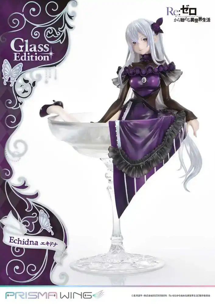 Re:ZERO Starting Life in Another World Prisma Wing PVC Statue 1/7 Echidna Glass Edition 24 cm - Smalltinytoystore