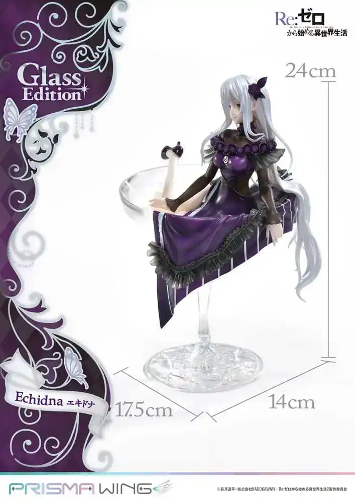 Re:ZERO Starting Life in Another World Prisma Wing PVC Statue 1/7 Echidna Glass Edition 24 cm - Smalltinytoystore