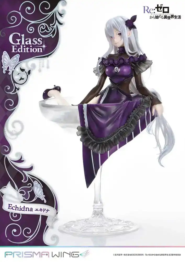 Re:ZERO Starting Life in Another World Prisma Wing PVC Statue 1/7 Echidna Glass Edition 24 cm - Smalltinytoystore