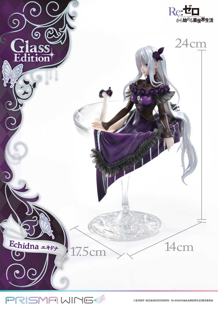Re:ZERO Starting Life in Another World Prisma Wing PVC Statue 1/7 Echidna Glass Edition 24 cm - Smalltinytoystore