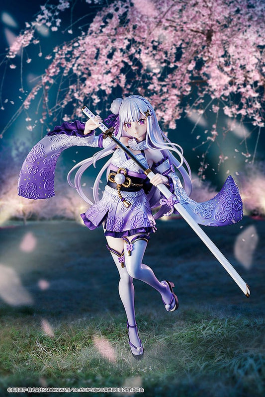 Re:ZERO -Starting Life in Another World- PVC Statue 1/7 Emilia Combat Outfit ver. 24 cm - Smalltinytoystore