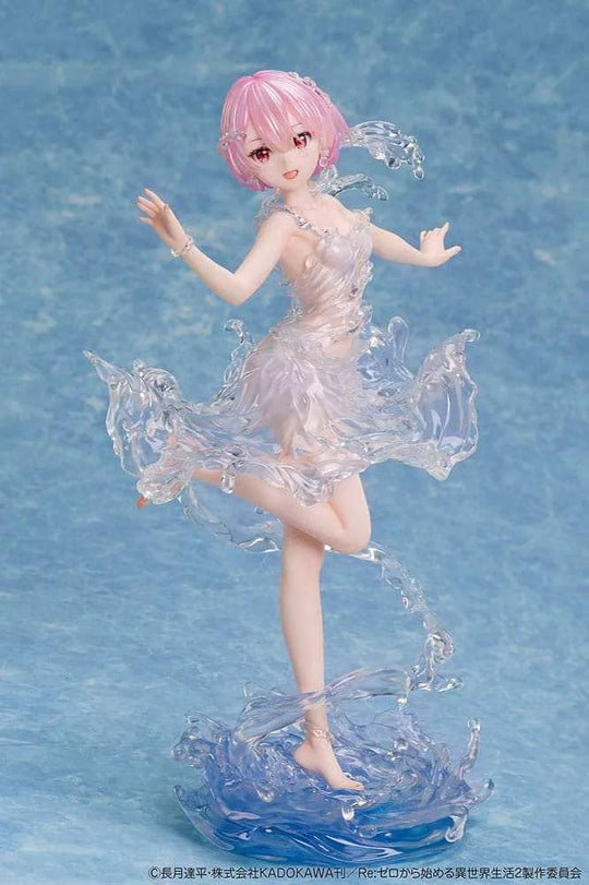 Re:Zero Starting Life in Another World PVC Statue 1/7 Ram Aqua Dress 23 cm - Smalltinytoystore