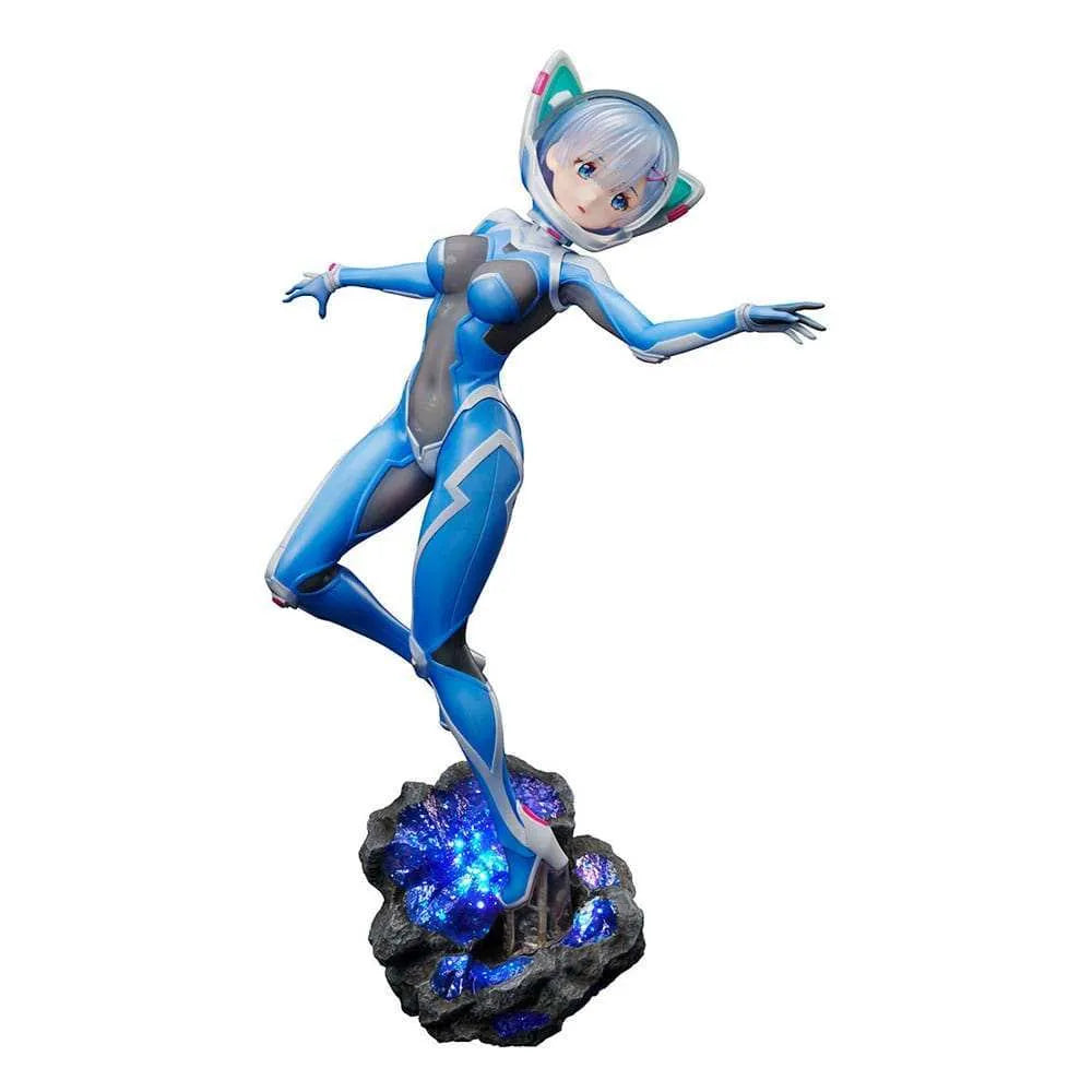 Re:Zero Starting Life in Another World PVC Statue 1/7 Rem A×A SF Space Suit 26 cm - Smalltinytoystore