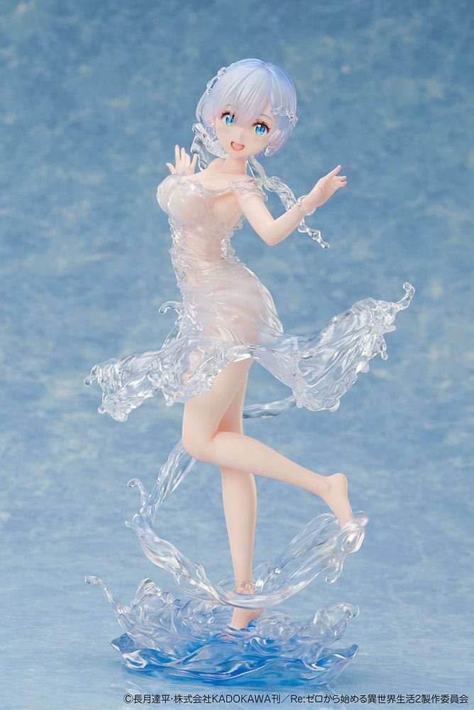 Re:Zero Starting Life in Another World PVC Statue 1/7 Rem Aqua Dress 23 cm - Smalltinytoystore