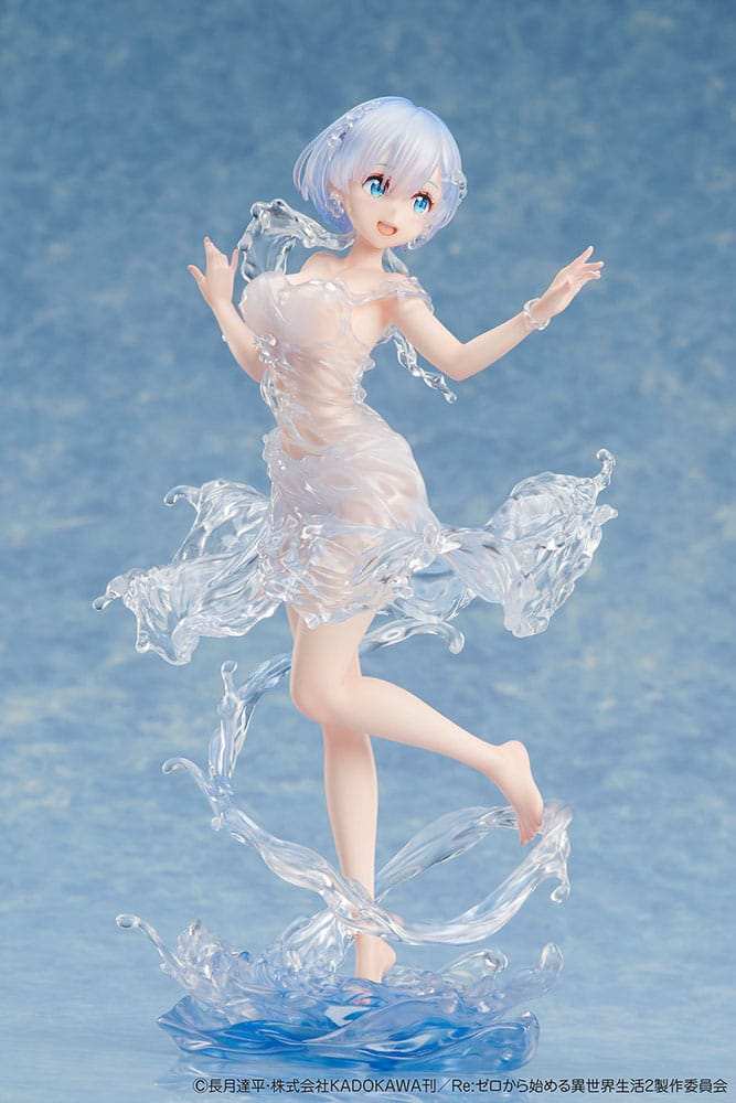 Re:Zero Starting Life in Another World PVC Statue 1/7 Rem Aqua Dress 23 cm - Smalltinytoystore