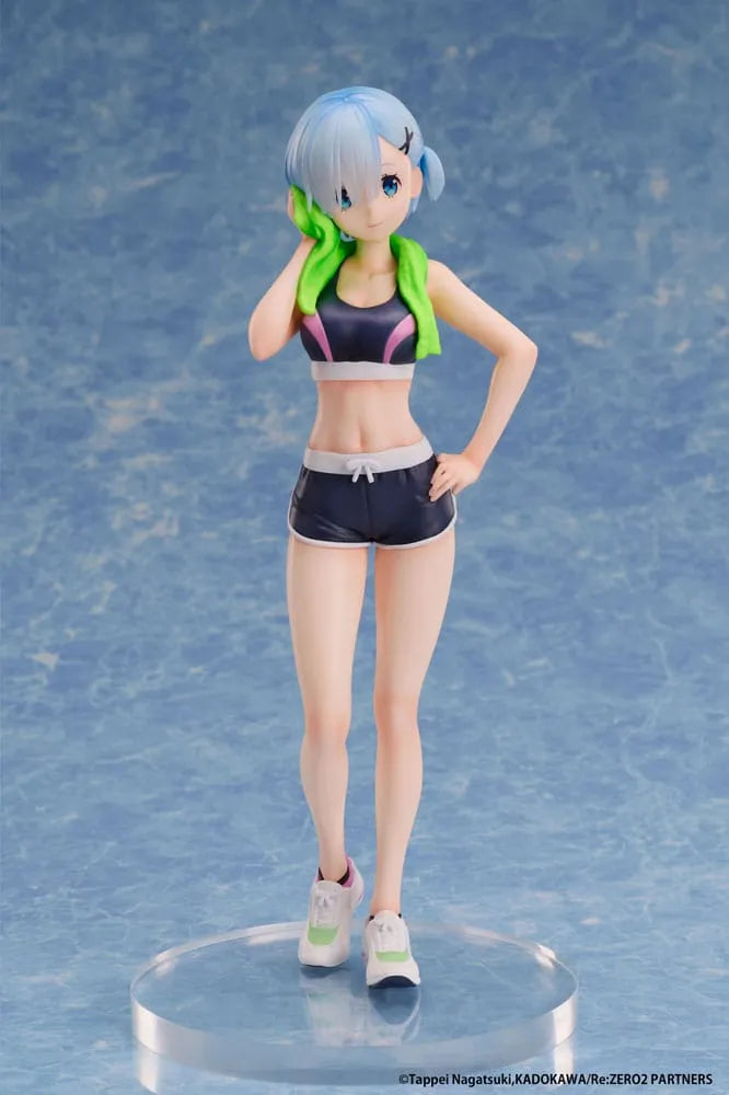 Re:Zero Starting Life in another World PVC Statue 1/7 Rem Sports Wear 23 cm - Smalltinytoystore