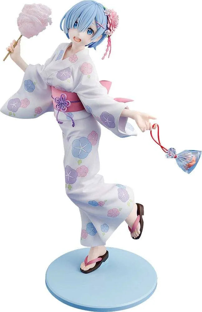 Re:ZERO -Starting Life in Another World- PVC Statue 1/8 Rem Yukata Ver. Renewal Package Edition 23 cm - Smalltinytoystore