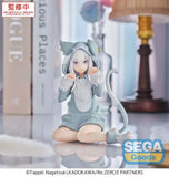 Re:Zero Starting Life in Another World Yumemirize PVC Statue Emilia Mofumofu Pack 11 cm - Smalltinytoystore
