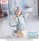 Re:Zero Starting Life in Another World Yumemirize PVC Statue Ram Mofumofu Pack 11 cm - Smalltinytoystore