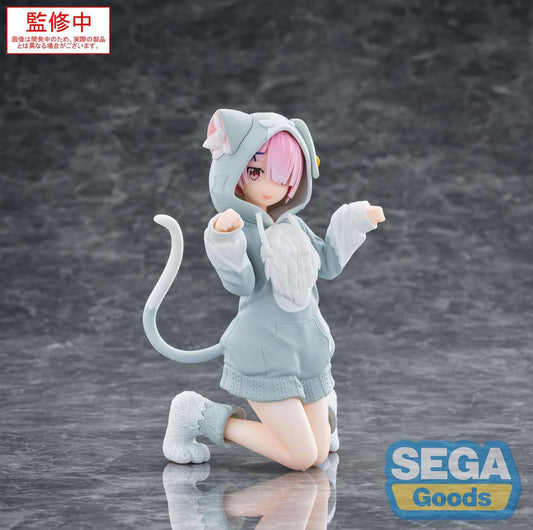 Re:Zero Starting Life in Another World Yumemirize PVC Statue Ram Mofumofu Pack 11 cm - Smalltinytoystore