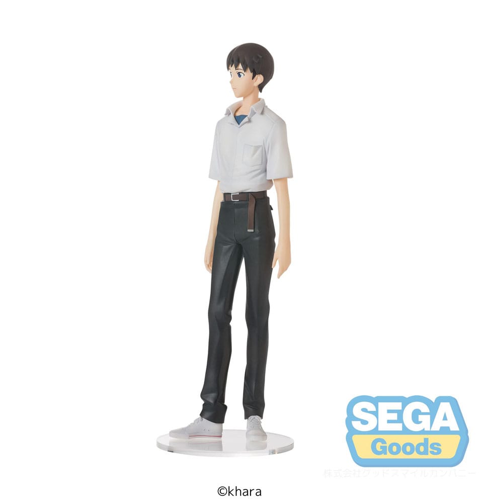 Rebuild of Evangelion High Premium PVC Statue Shinji Ikari Uniform Ver. Evangelion: New Theatrical Edition 22 cm - Smalltinytoystore