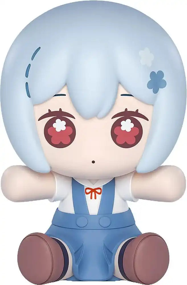 Rebuild of Evangelion Huggy Good Smile Chibi Figur Rei Ayanami: School Uniform Ver. 6 cm - Smalltinytoystore