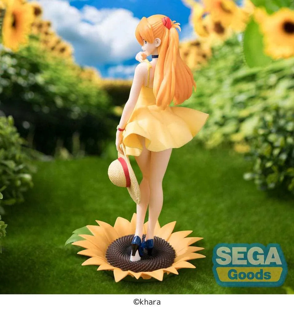 Rebuild of Evangelion Luminasta PVC Statue Asuka Summer Dress Ver. 2 24 cm - Smalltinytoystore