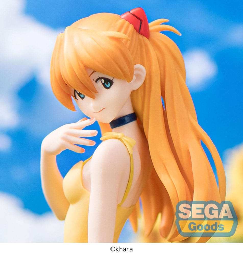 Rebuild of Evangelion Luminasta PVC Statue Asuka Summer Dress Ver. 2 24 cm - Smalltinytoystore