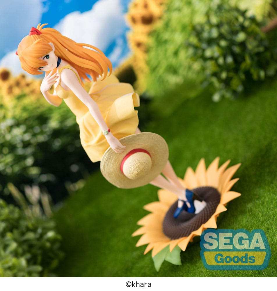 Rebuild of Evangelion Luminasta PVC Statue Asuka Summer Dress Ver. 2 24 cm - Smalltinytoystore