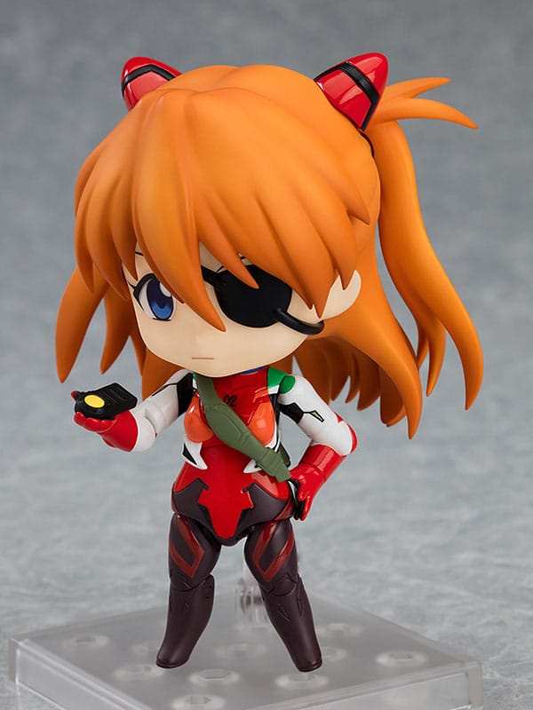 Rebuild of Evangelion Nendoroid Actionfigur Asuka Shikinami Langley Plugsuit Ver. 10 cm (re-run) - Smalltinytoystore