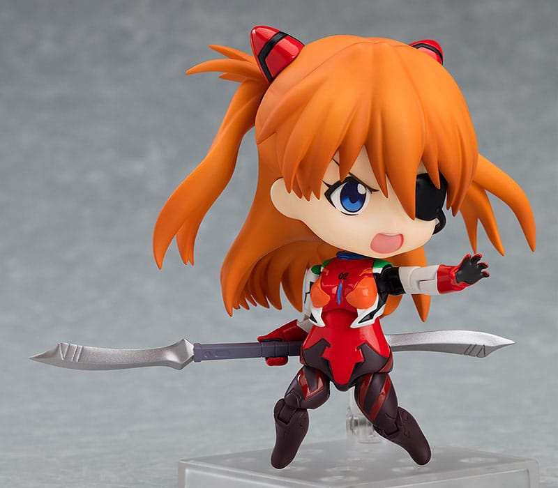 Rebuild of Evangelion Nendoroid Actionfigur Asuka Shikinami Langley Plugsuit Ver. 10 cm (re-run) - Smalltinytoystore