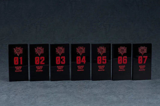 Rebuild of Evangelion Nendoroid More Zubehör-Set SEELE Acrylic Stand Umkarton (10) - Smalltinytoystore