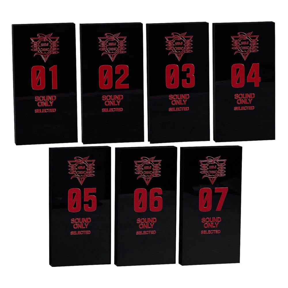 Rebuild of Evangelion Nendoroid More Zubehör-Set SEELE Acrylic Stand Umkarton (10) - Smalltinytoystore