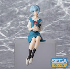 Rebuild of Evangelion PM Perching PVC Statue Rei Ayanami Evangelion New Theatrical Edition 14 cm - Smalltinytoystore