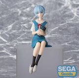Rebuild of Evangelion PM Perching PVC Statue Rei Ayanami Evangelion New Theatrical Edition 14 cm - Smalltinytoystore