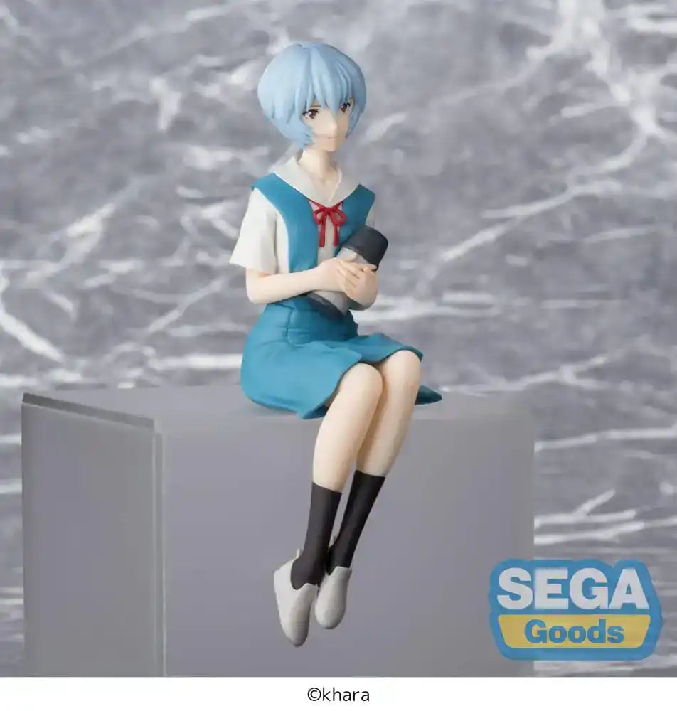 Rebuild of Evangelion PM Perching PVC Statue Rei Ayanami Evangelion New Theatrical Edition 14 cm - Smalltinytoystore