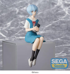 Rebuild of Evangelion PM Perching PVC Statue Rei Ayanami Evangelion New Theatrical Edition 14 cm - Smalltinytoystore